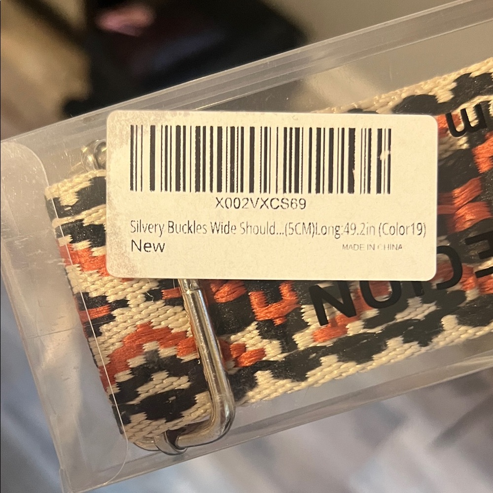 Colorful Patterned Purse Strap - Picture 2 of 3
